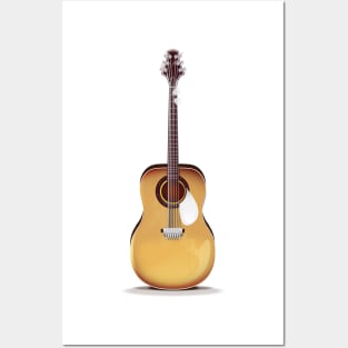 Acoustic Guitar Posters and Art